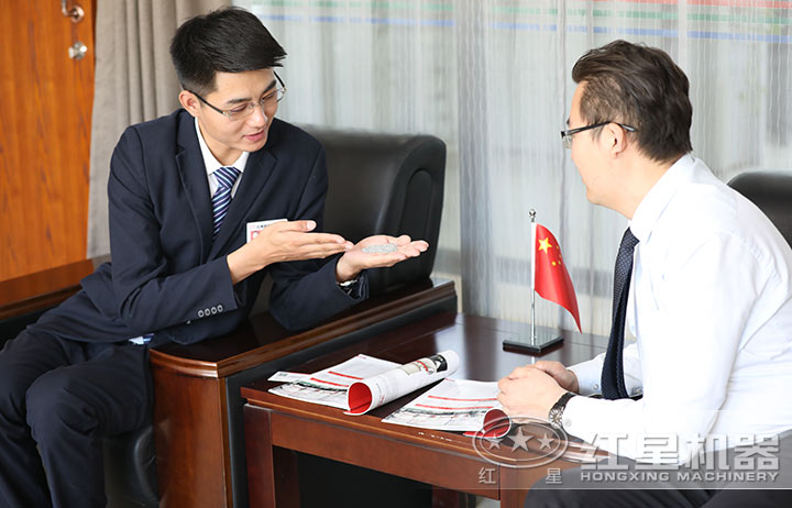 合作共贏，來廠客戶物料展示