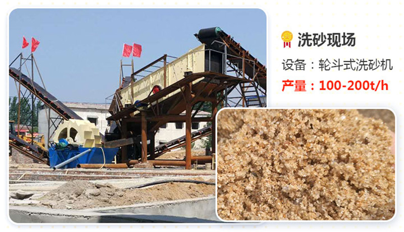 輪式洗砂機(jī)產(chǎn)量高、效果好